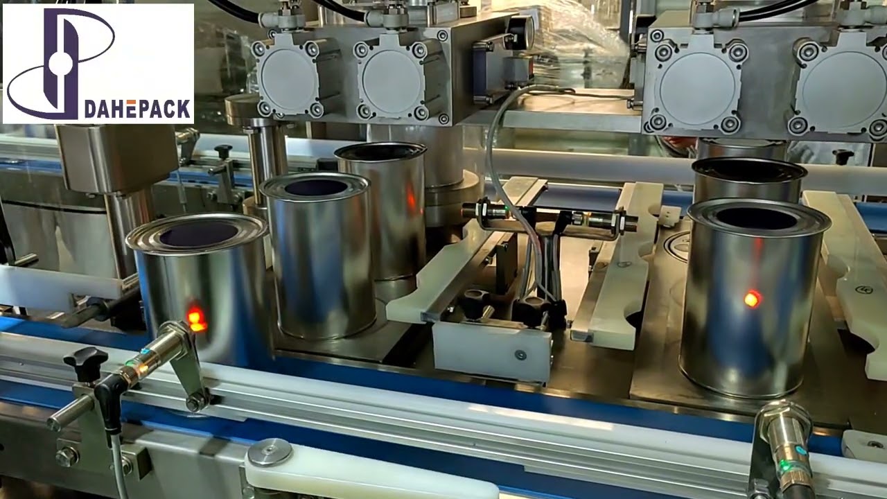 Metal cans vacuum seamer   international@dahepack.com