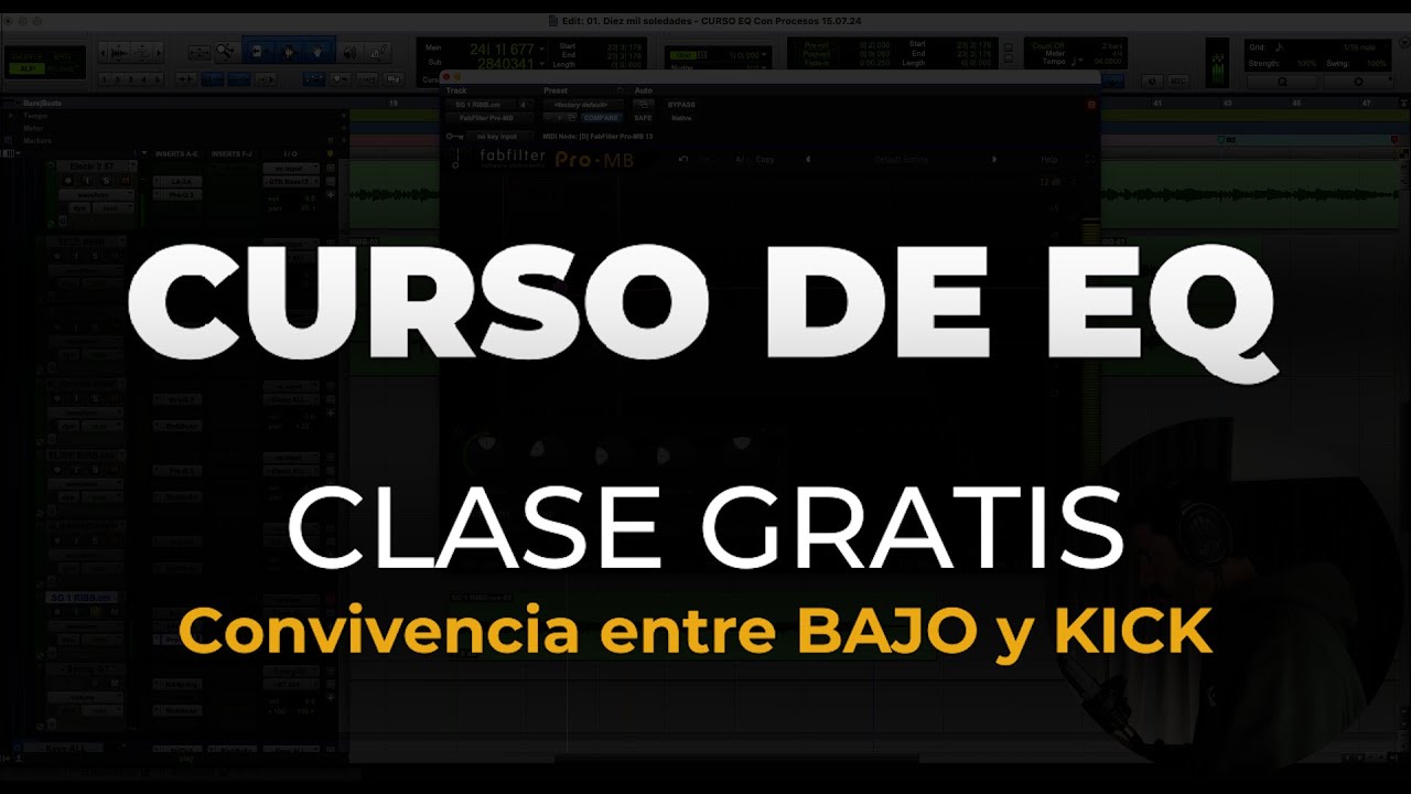 Curso Definitivo de Ecualización - Clase GRATIS - Convivencia entre Bajo y Kick