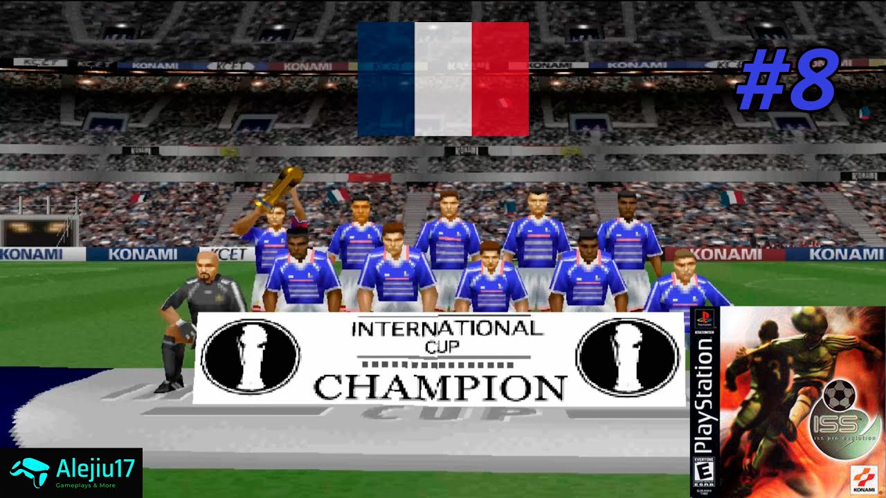 International Cup #8: Francia (France) || [PSX] ISS Pro Evolution || Alejiu17 || 4K