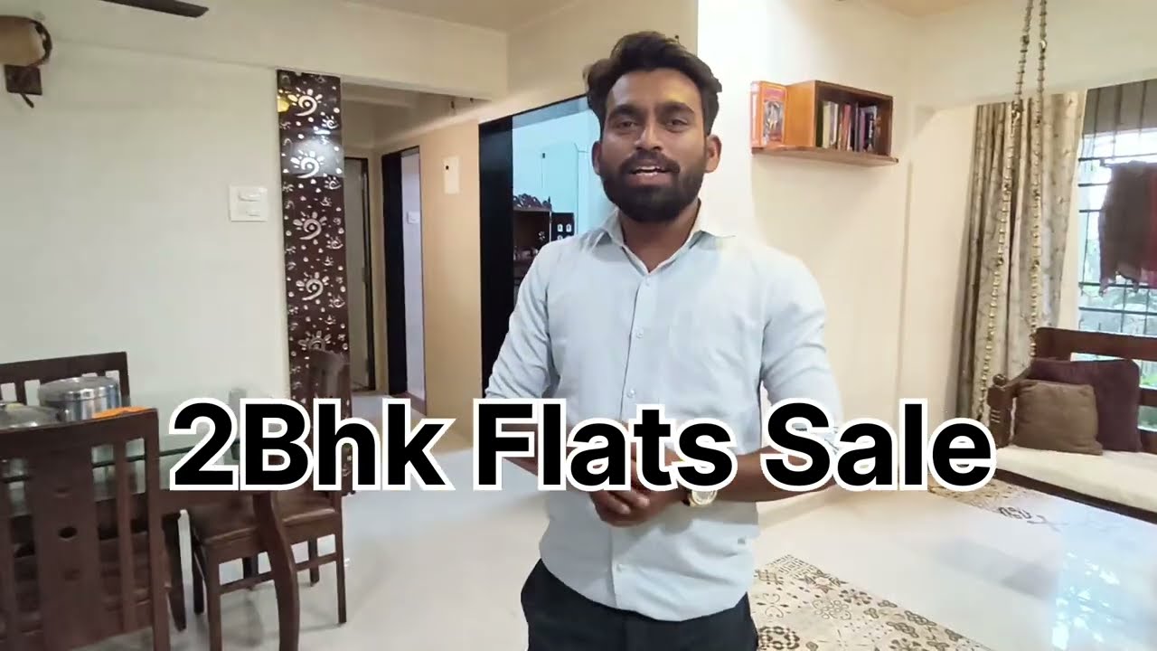 कल्याण पश्चिम 2Bhk फ्लॅट विक्री price पण कमी आहे ! With Parking Fully furnished #kalyanproperty