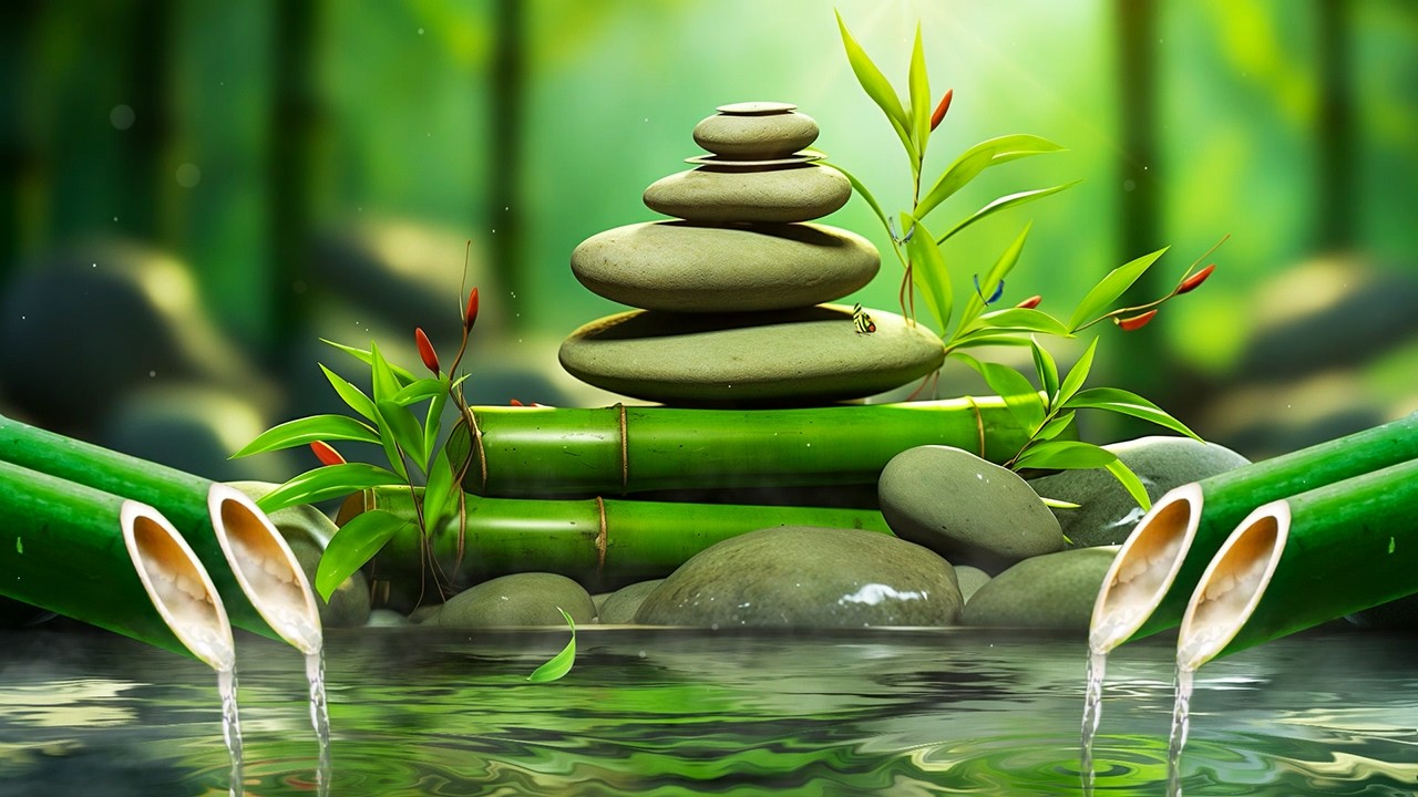 Расслабляющая музыка для сна + бессонница: бамбук, музыка для снятия стресса, глубокого сна, релакса