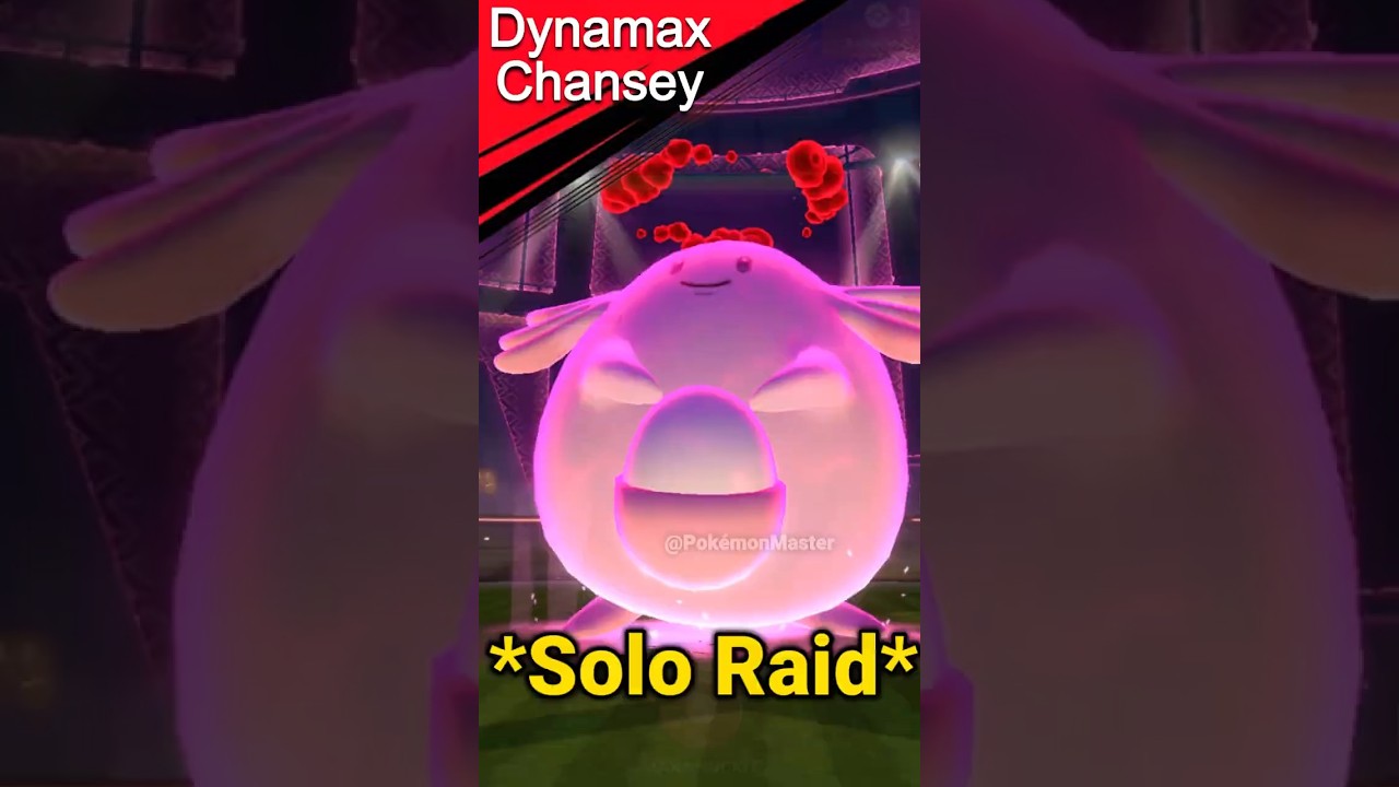 *SOLO* LvL 3 Dynamax CHANSEY Raid in Pokemon GO.