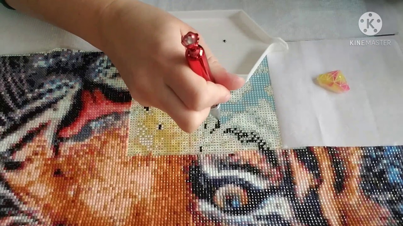 Diamond painting DP papotage et TAG des Diamanteuses 😀