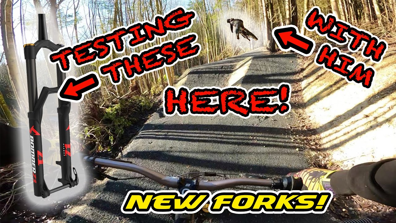 Testing the Bomber Z1 Coil Fork @Isle of Wight Mountain Bike Centre
