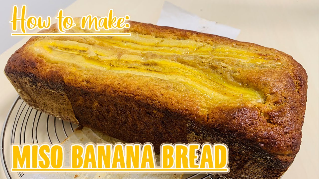 How To Make Miso Banana Bread! 味噌バナナブレッド!🍌🍞|| The Cookworm