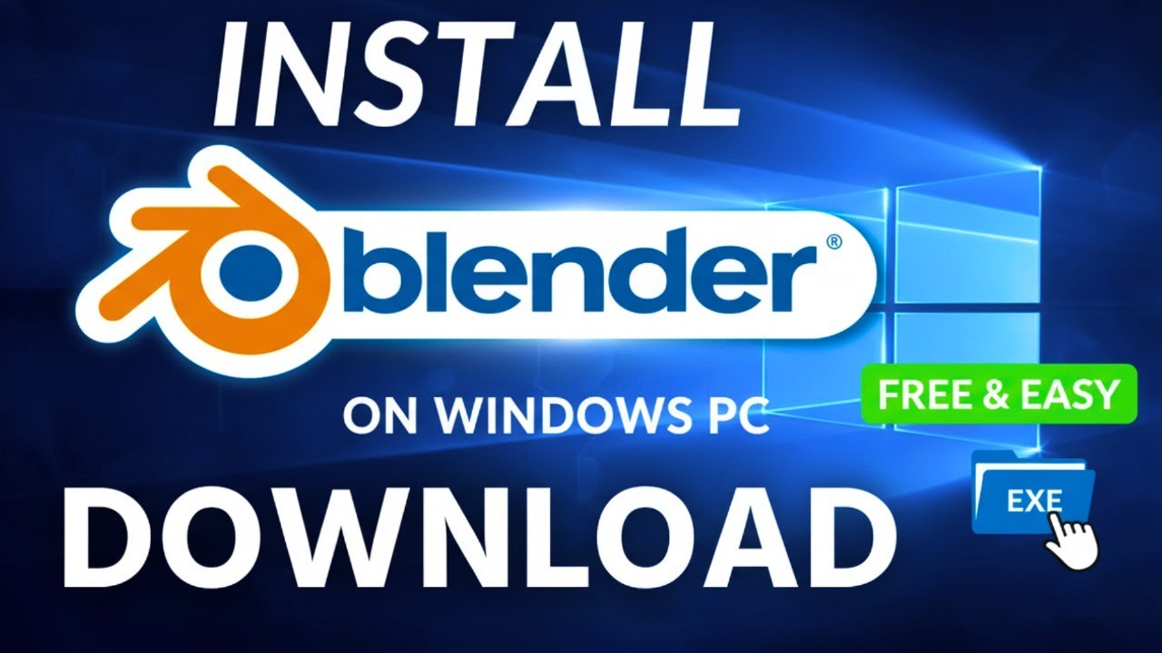 How to Download and Install Blender on Windows 10/11 PC or Laptop