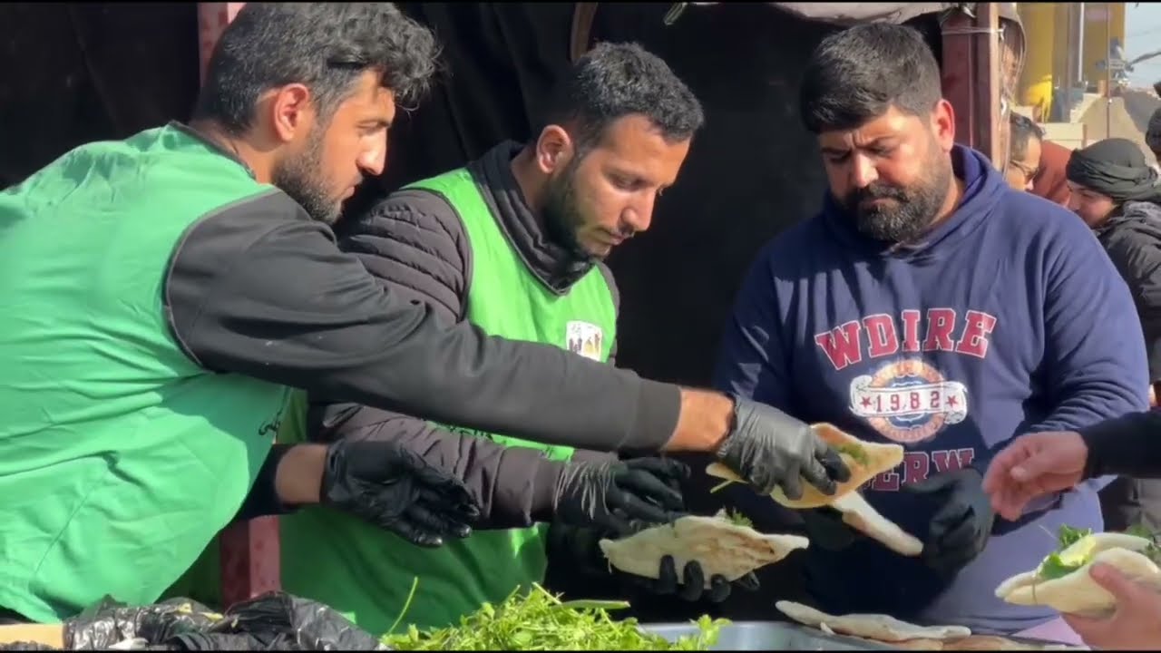 «موكب الإمام الحسن المجتبى (عليه السلام) يتشرف بخدمة زوّار أهل البيت، 