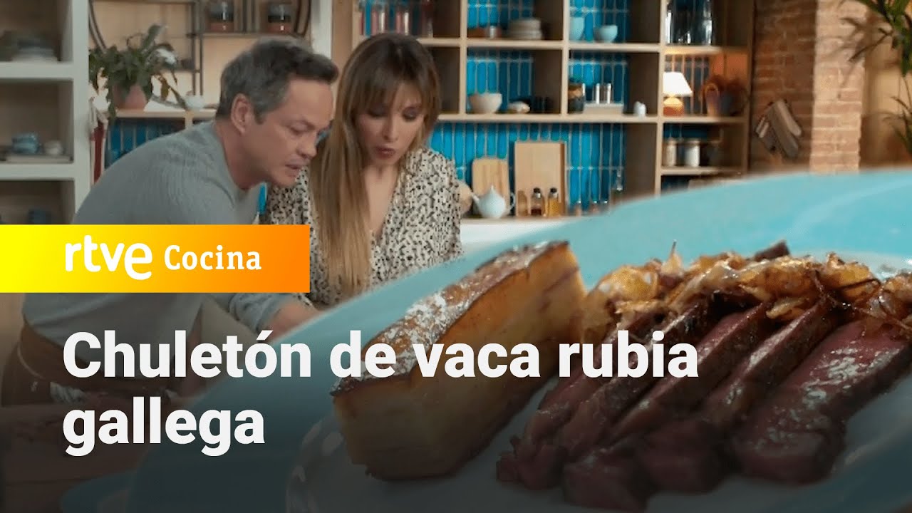 Chuletón de vaca rubia gallega con gratén de patatas  - Menudos Torres | RTVE Cocina