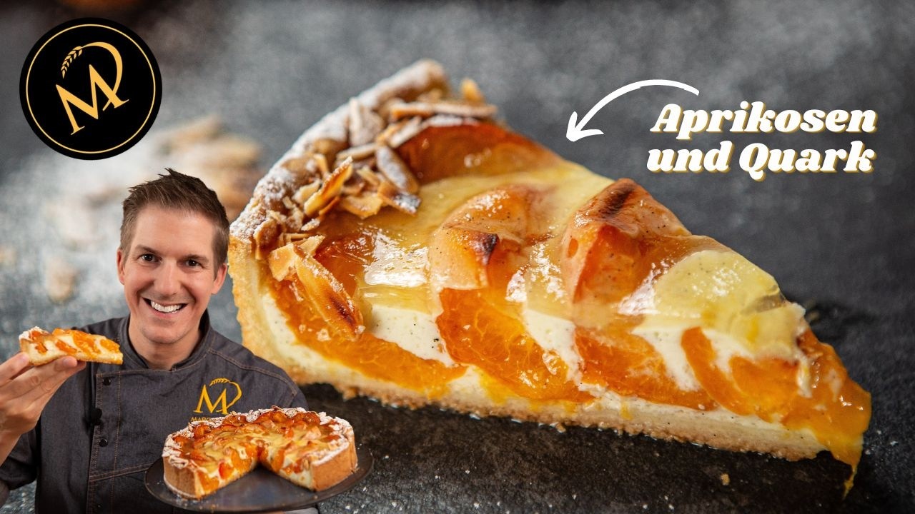 Schneller und einfacher Aprikosen Quark Kuchen / Früchtekuchen mit Dinkelmehl