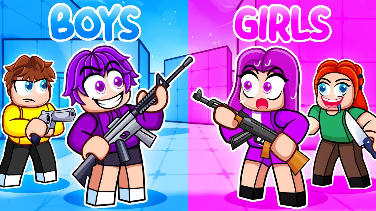 BOYS vs GIRLS Roblox Rivals!