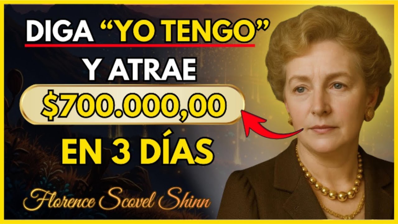 Deja de Pedir: Di “YO TENGO” y Atrae $700.000,00 en 3 Días | Florence Scovel Shinn