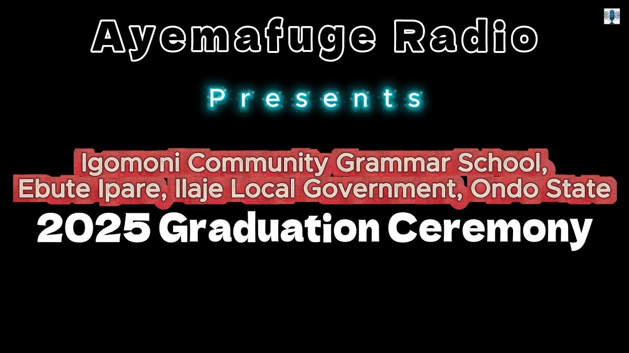 Ogomoni Graduation Ceremony 2025