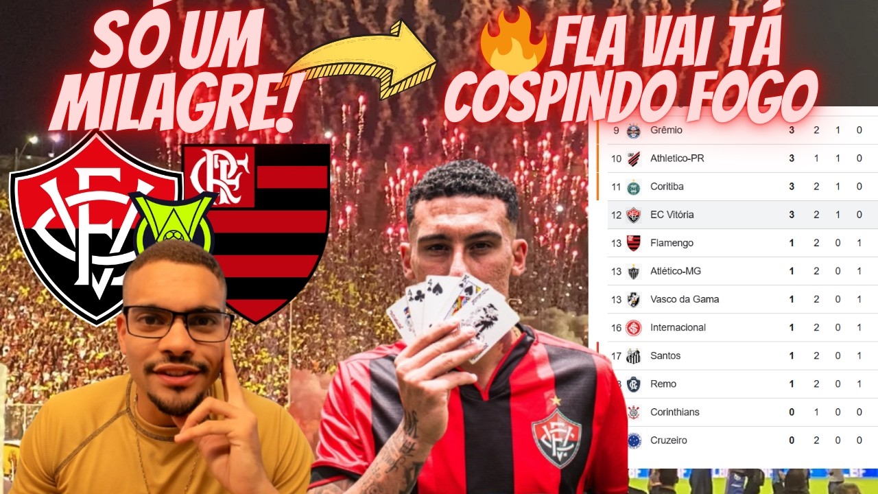 🔥MISSÃO IMPOSSÍVEL NO BARRADÃO ! VITÓRIA X FLAMENGO  - O EMPATE JÁ É UMA GLÓRIA !