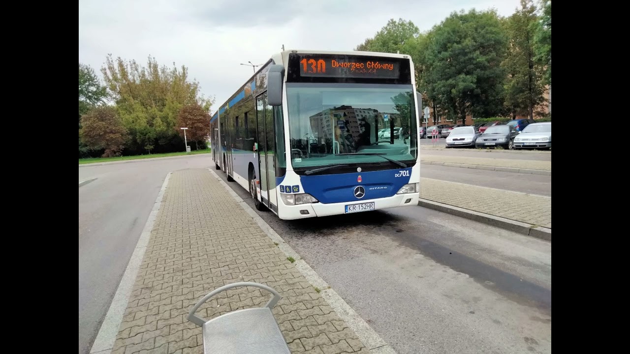 Mercedes-Benz O530G "Citaro G" DC701 - MPK Kraków [Przejazdy + Nagrania, 405 + 130] [-] ♪ ZF ♪