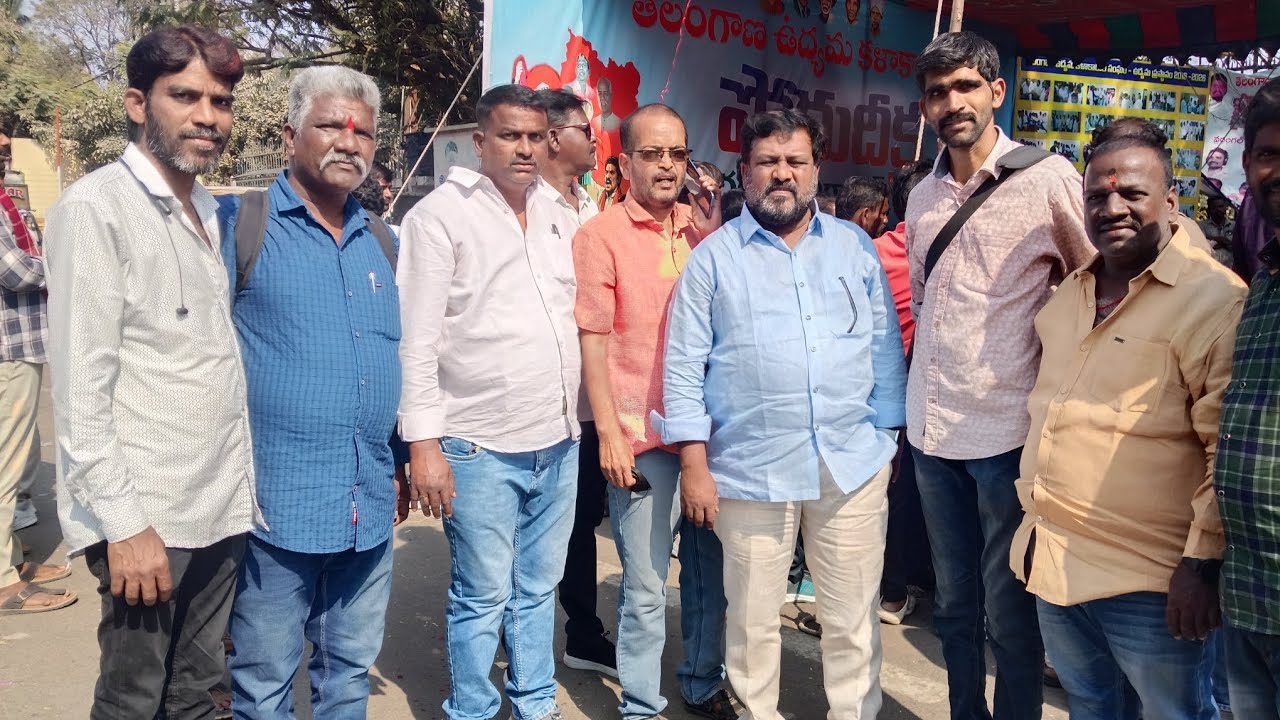 తెలంగాణ ఉద్యమ కళాకారుల పోరుదీక్ష లో మేడ్చల్ మల్కాజ్గిరిజిల్లా కళాకారుల ఆటపాట పోరుదీక్ష 01 #pprmedia