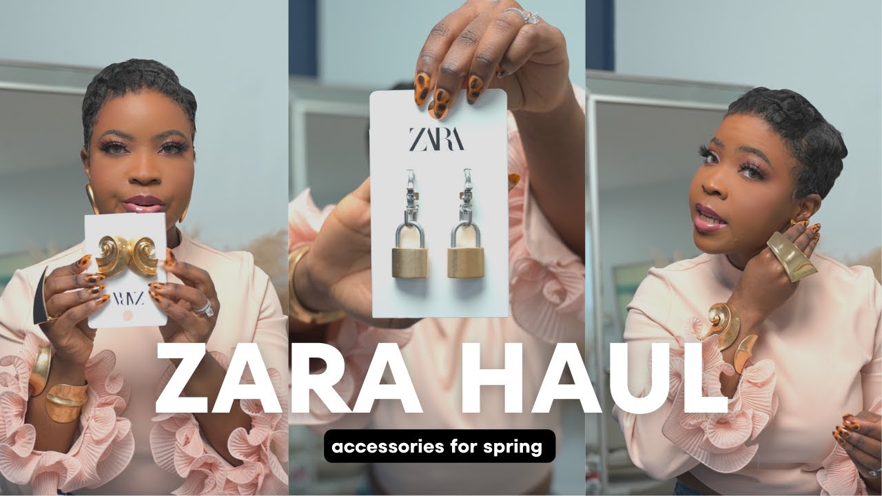 ZARA ACCESSORIES I'm Obsessed With for Spring 😍 2024 Haul | Handbags, Shoes & Jewelry