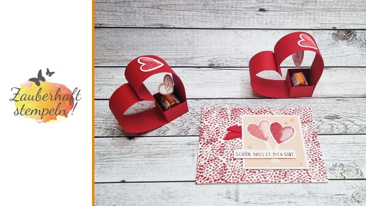 Herz Goodie | Überraschungskarte | HERZENSDINGE | GRÜSSE MIT HERZ | Stampin' Up! | Valentinstag