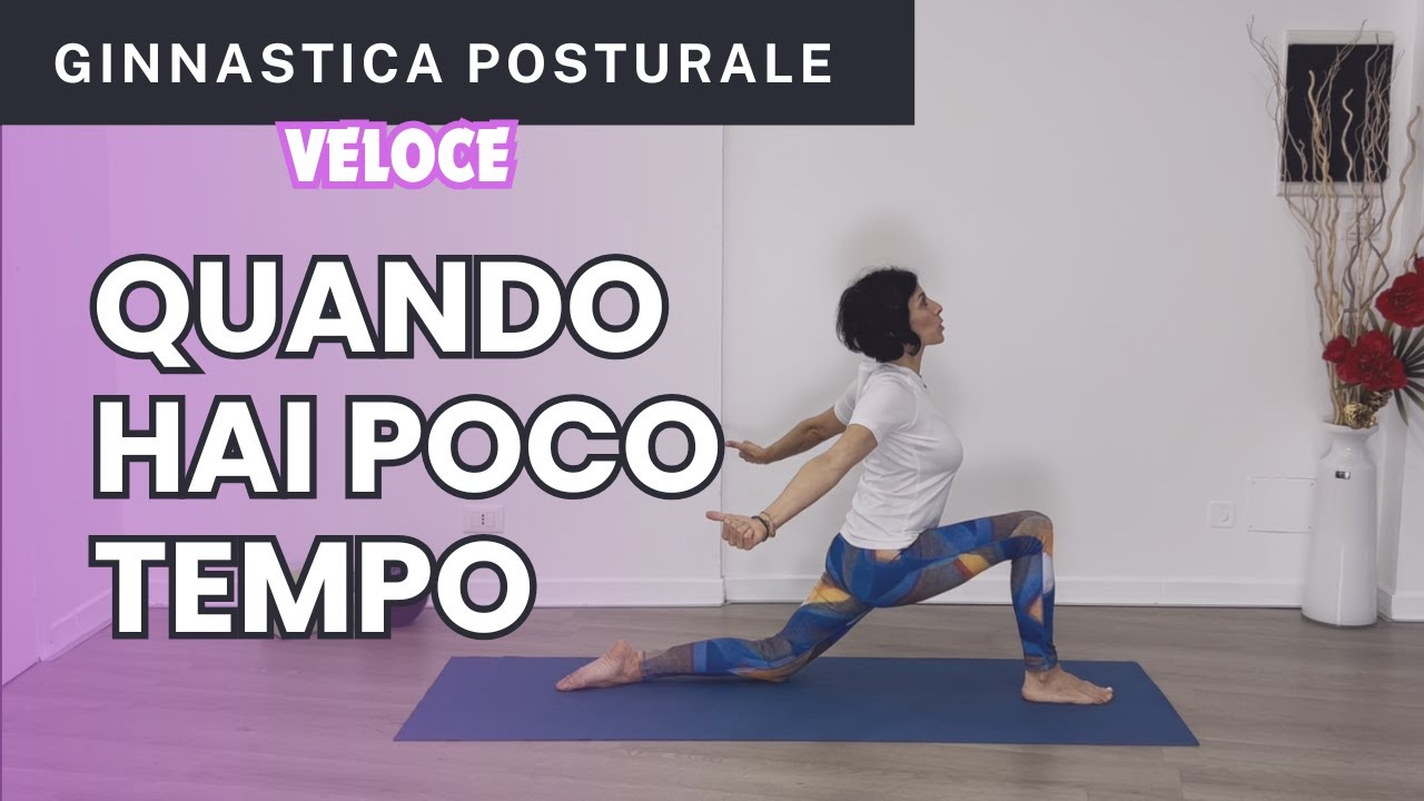 Ginnastica posturale VELOCE - quando hai poco tempo (anche in gravidanza)