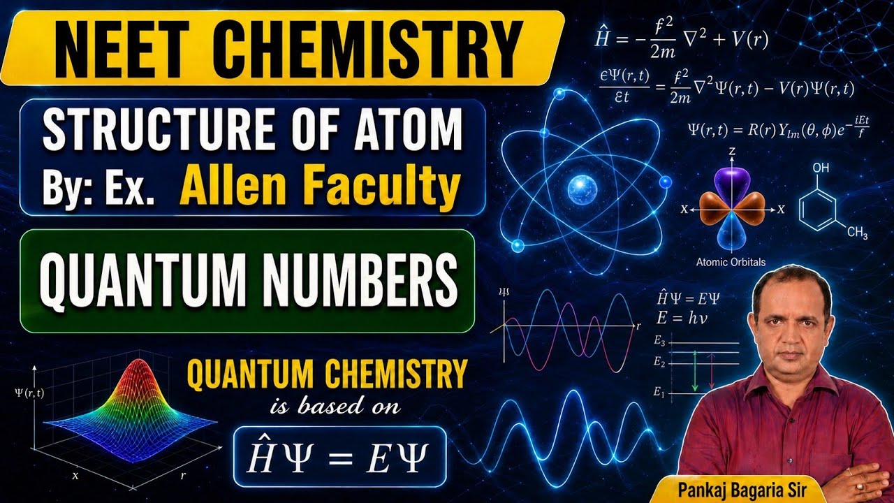 QUANTUM NUMBERS#neet #education #pankajbagariasir #  PD Tutorials