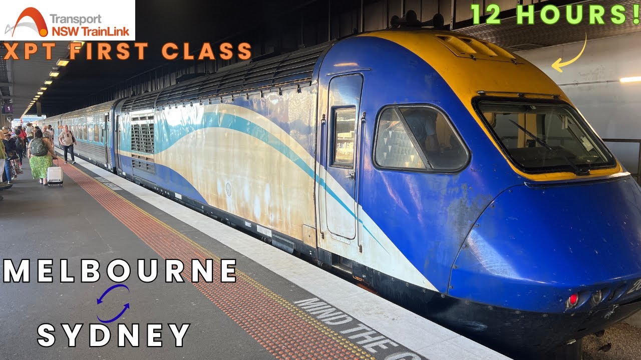 12 HOURS on a Australian FIRST CLASS TRAIN Between Melbourne And Sydney | Full NSW XPT Experience!