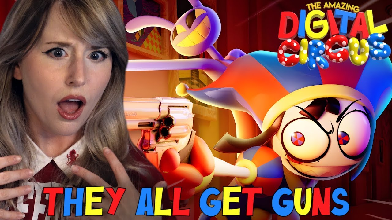 HORROR FAN REACTS TO THE AMAZING DIGITAL CIRCUS - EPISODE 6 - THEY ALL GET GUNS