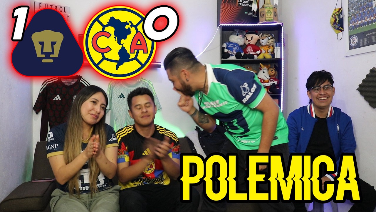 &iexcl;LLANTO OVIPARO! Reacciones PUMAS 1-0 AM&Eacute;RICA Jornada 12  Liga Mx