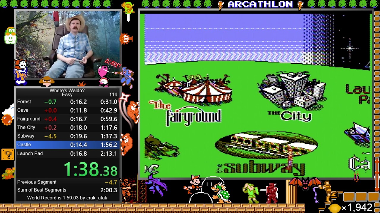 Where's Waldo NES speedrun in 