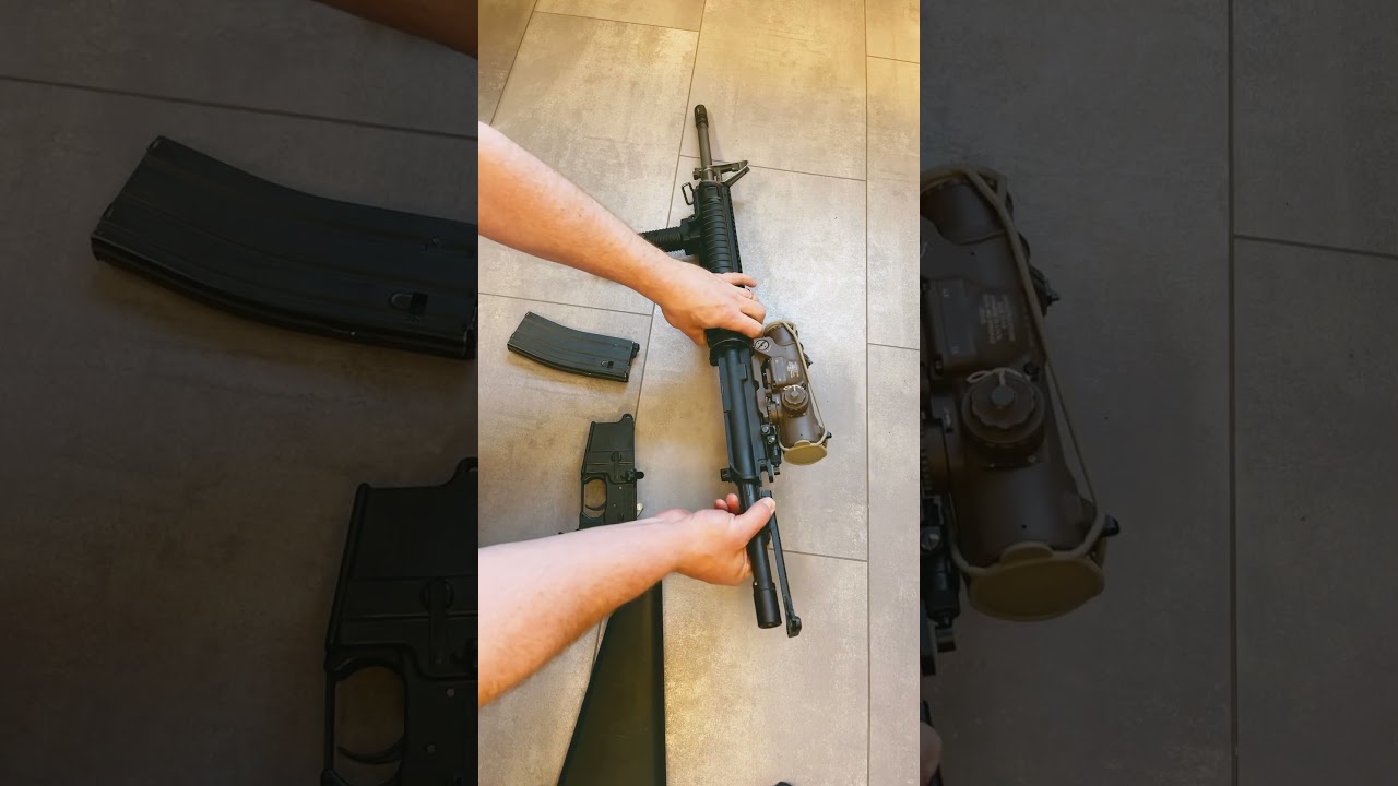 Colt FN M16A4 with Spectre GBBR by Tokyo Marui MWS #assembly #disassembly  #AR15 #M16 #M16A2 #usmc