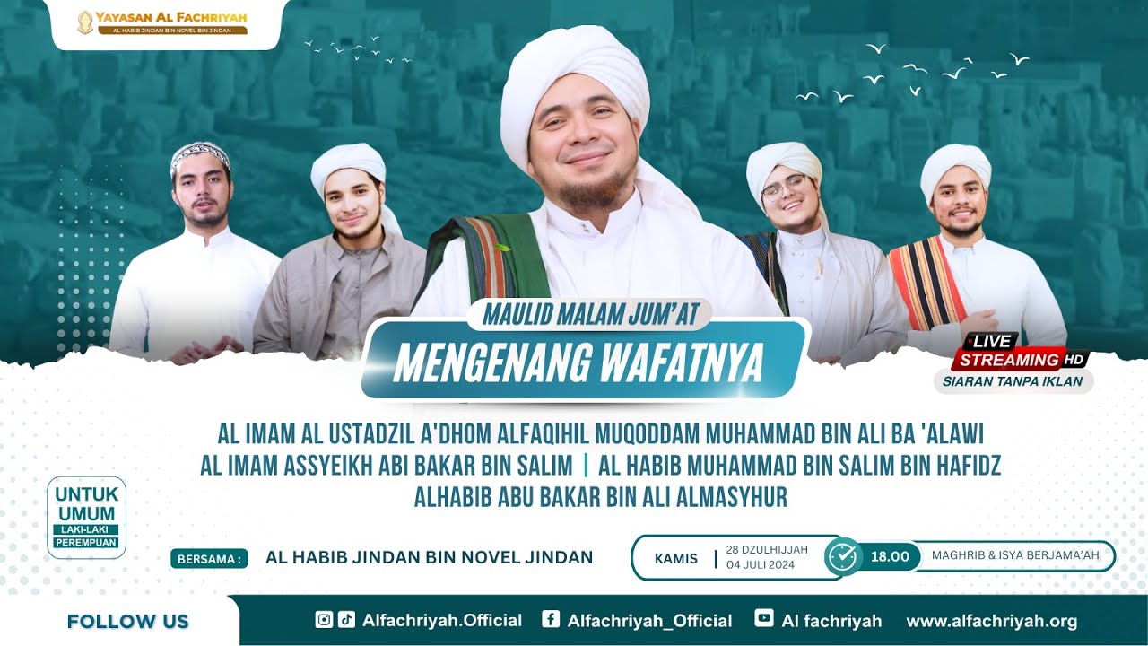 🔴 LIVE MAULID MALAM JUM'AT Spesial Mengenang Wafatnya Imam Faqihil Muqoddam  || KAMIS, 04 Juli 2024