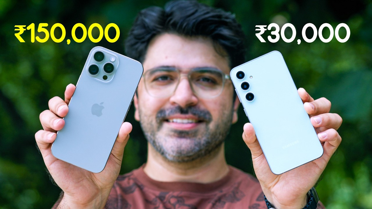iPhone 16 Pro Max vs ₹30,000 Smartphone CAMERA COMPARISON | Find the Difference