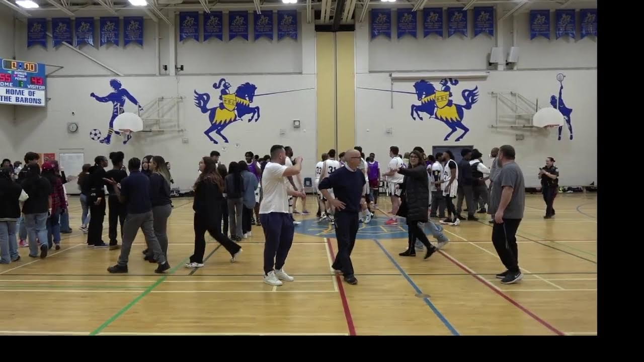 teachers/TPA vs students basketball St Basil-The-Great