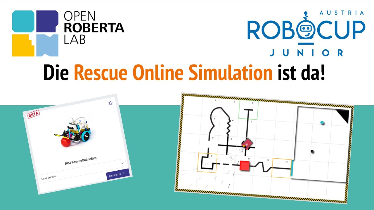 Die neue RoboCupJunior Disziplin: Rescue Online Simulation