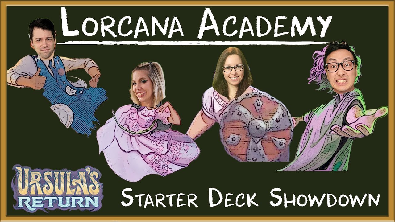 Ursula's Return vs. Into the Inklands Starter Decks - 4 Player Gameplay