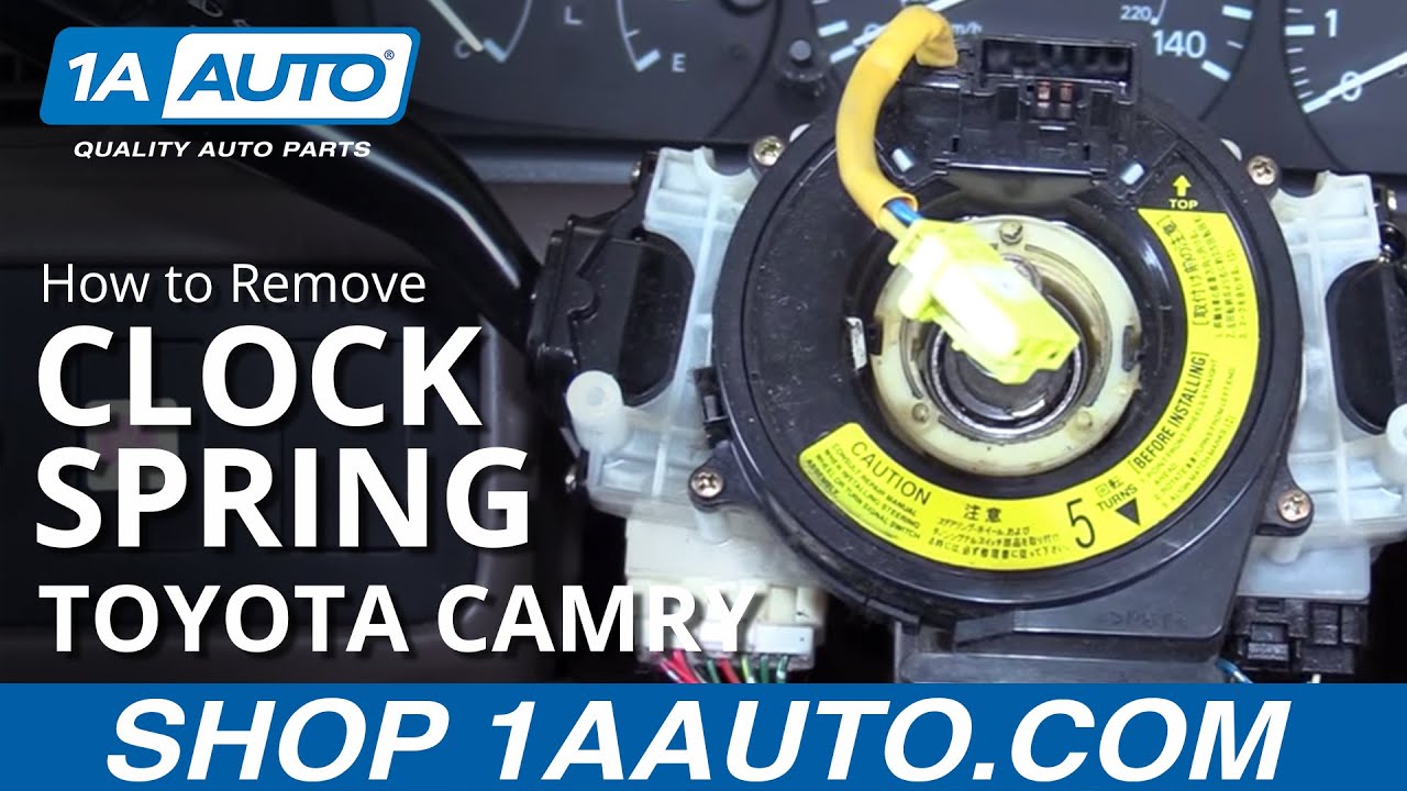 How to Replace Clock Spring 97-01 Toyota Camry