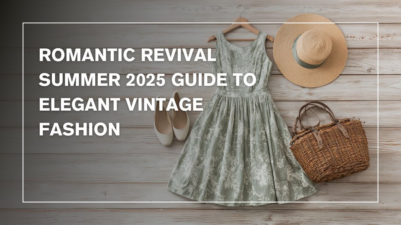 Romantic Revival ✨ Your Summer 2025 Guide to Elegant Vintage Fashion
