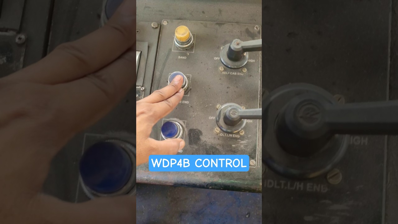 WDP4B DIESEL LOCOMOTIVE HORN, LOCO PILOT RISHI SAFETY CHECKS DUTY #shorts #wdp4d #wdp4b #wdp4