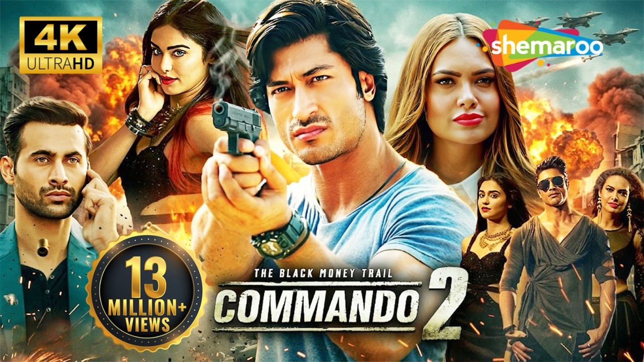 Commando 2 - Vidyut Jammwal Blockbuster Full Action Movie in 4K - Adah Sharma, Esha Gupta