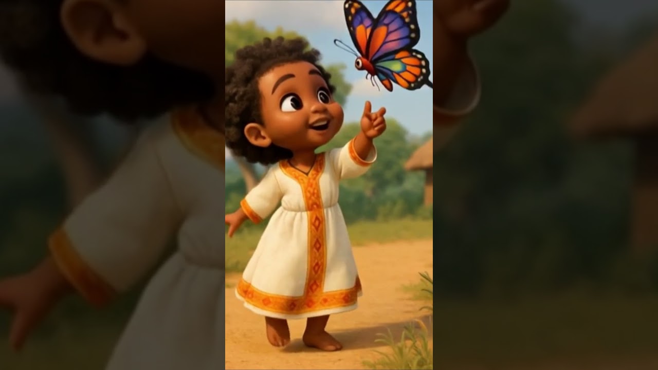 ቢራቢሮ ታምራለች #ethiopiankids #gasheshetu #birabiro #aynukids #fyp #donkeykids #habesha #foryoupage