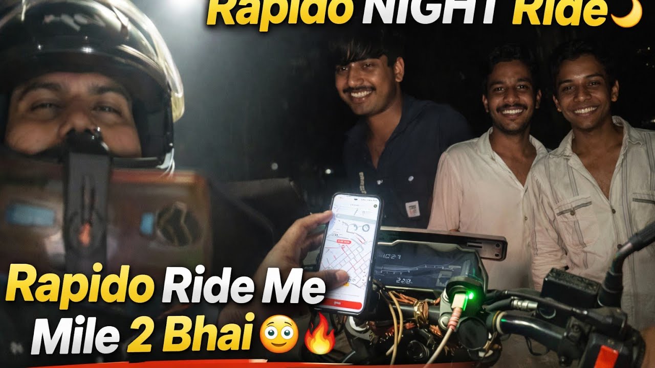 Rapido Night Ride 🌙 | Raste Me Mile Bhai 🤝 | Surat Night Vlog 2026