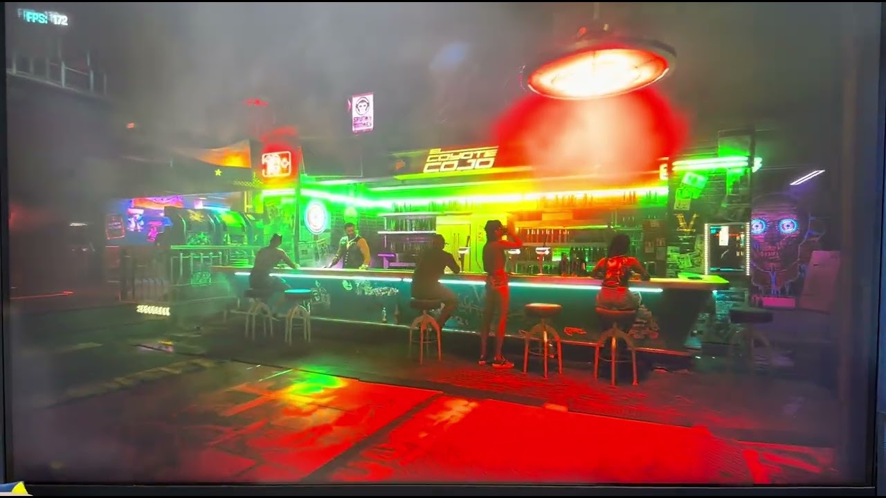 Cyberpunk 4k 5070ti Overdrive DLSS FGX4 180fps