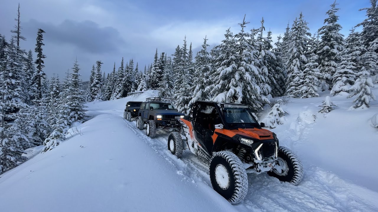 Snow Wheeling in Little Naches Washington State