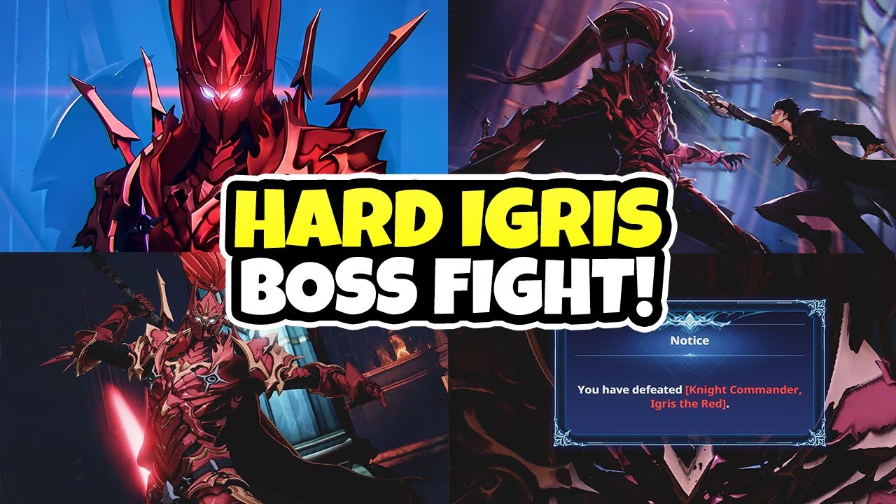 Igris the Red Boss Fight (Hard Mode) - Solo Leveling Arise Overdrive