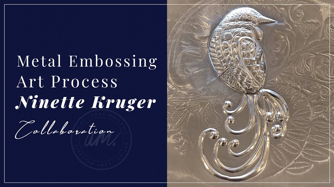Metal Embossing Process | Ninette Kruger & Anna Mollekin Collab