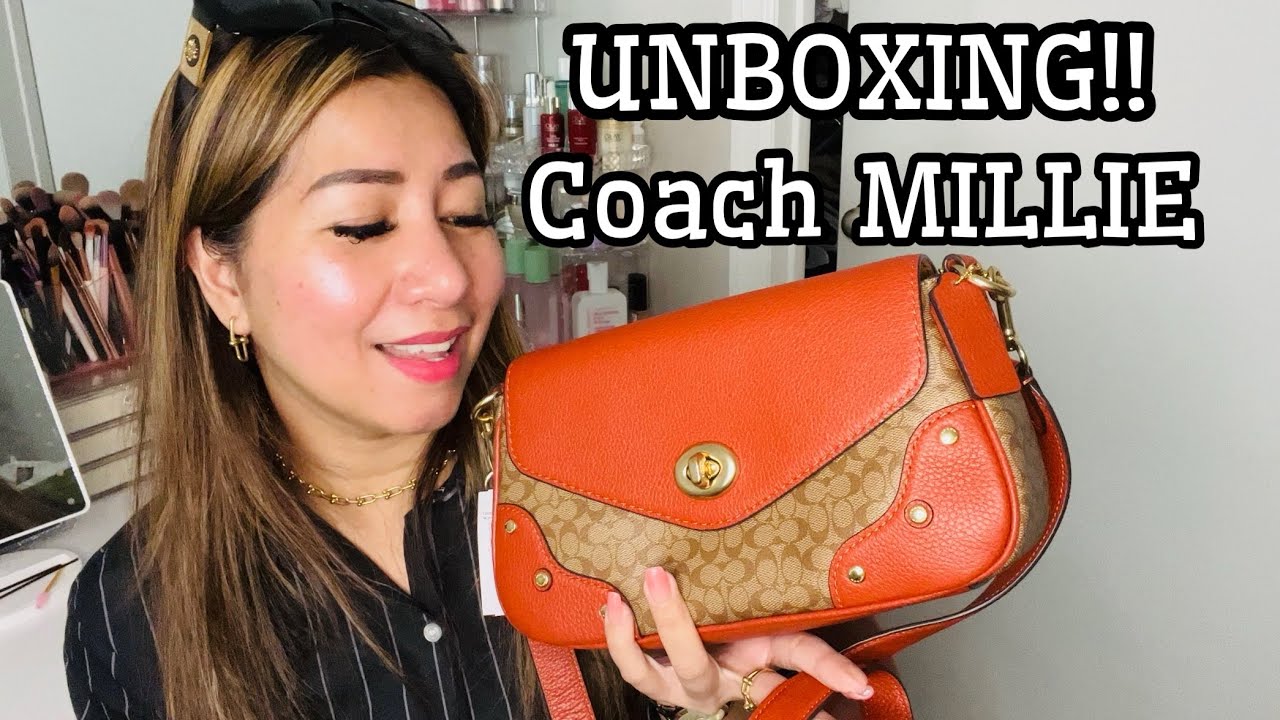UNBOXING2023! COACH MILLIE Shoulder Bag! New bag collection#unboxing