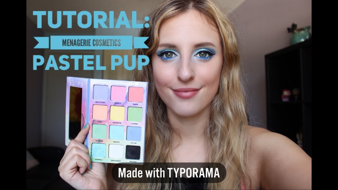 First Impression/ Tutorial: Menagerie Cosmetics Pastel Pup