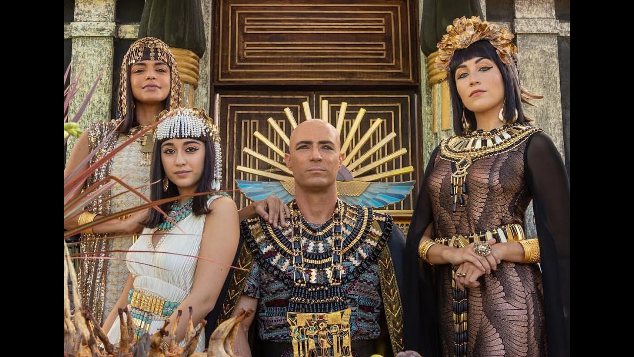 Novela GENESIS Familía FARAÓ SHESHI detras das CAMARAS