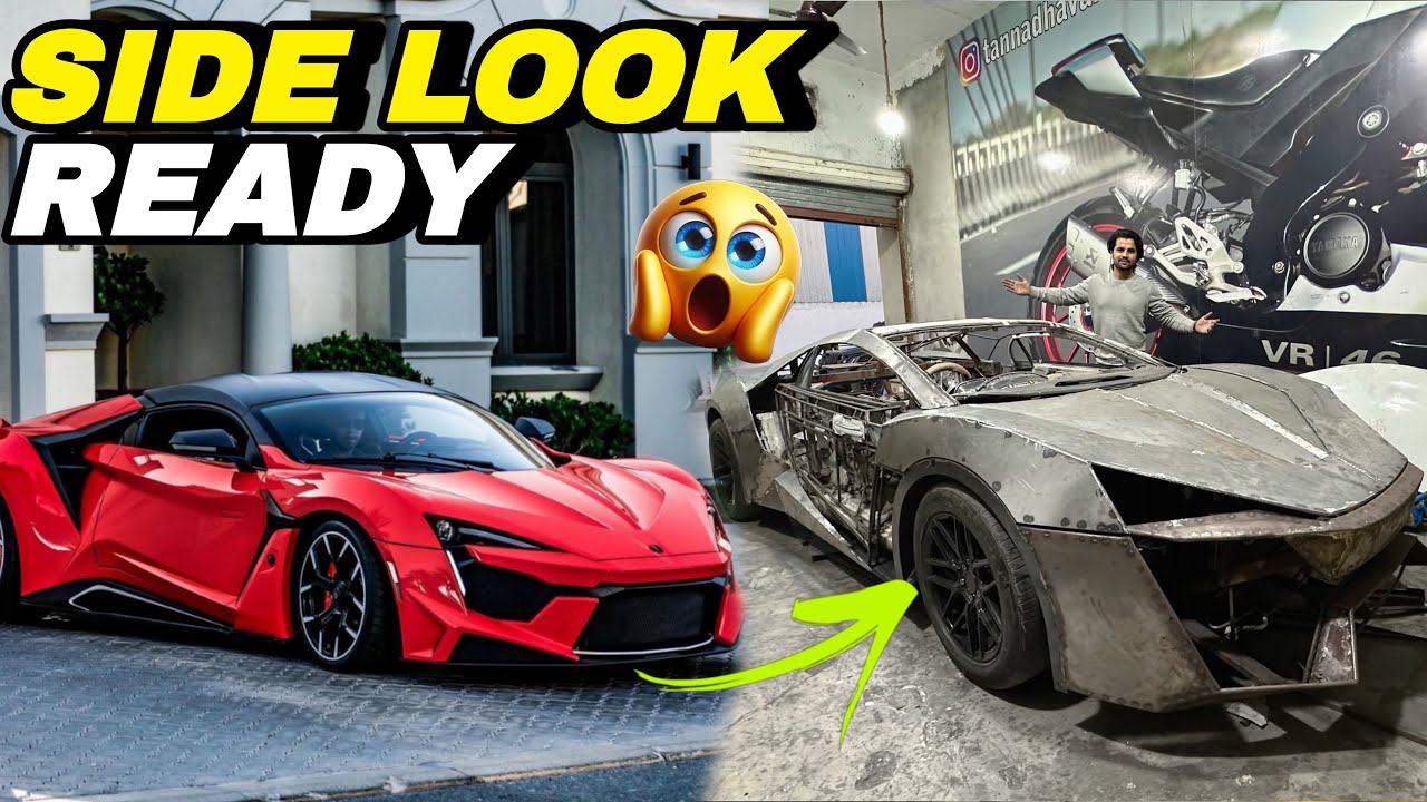 Lykan Ka Side Look Bana Diya🔥 Handmade Supercar😱