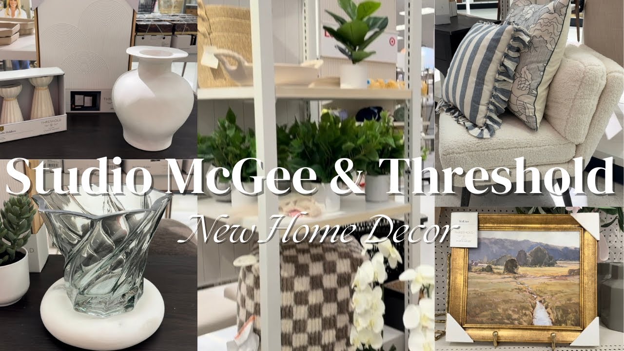 NEW TARGET DECOR! STUDIO MCGEE + THRESHOLD DECOR | Target Shop With Me & Decorating Ideas