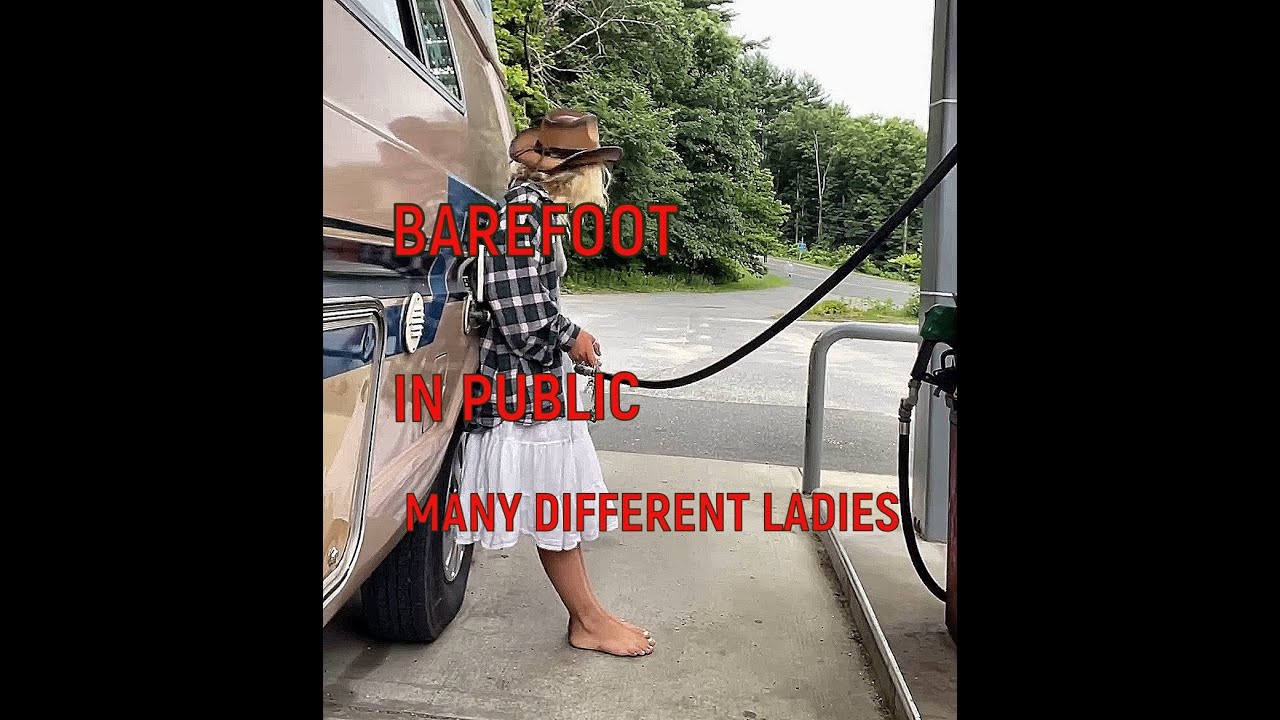 BAREFOOT IN PUBLIC.MANY DIFFERENT LADIES, DIFFERENT PLACES #barefoot #barefootlife #barefootwalking