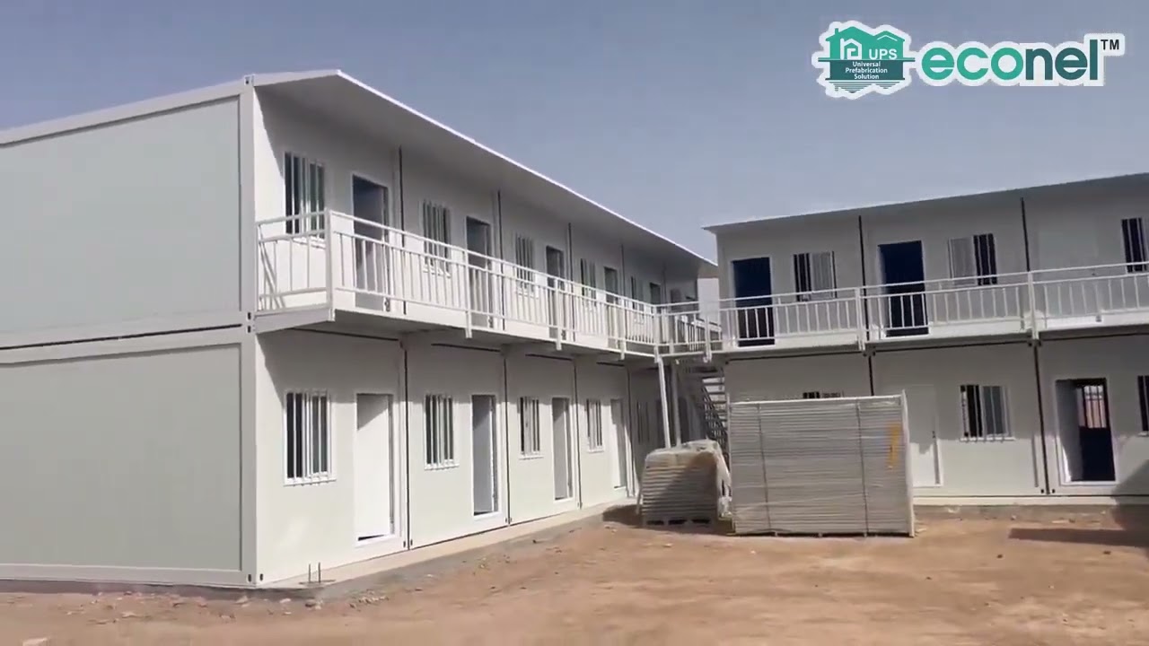 How to Build a 2-Story Dormitory in Days? | ECONEL Prefab Modular Modular House Case Study